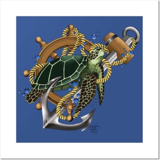 Green Sea Turtle Posters and Art